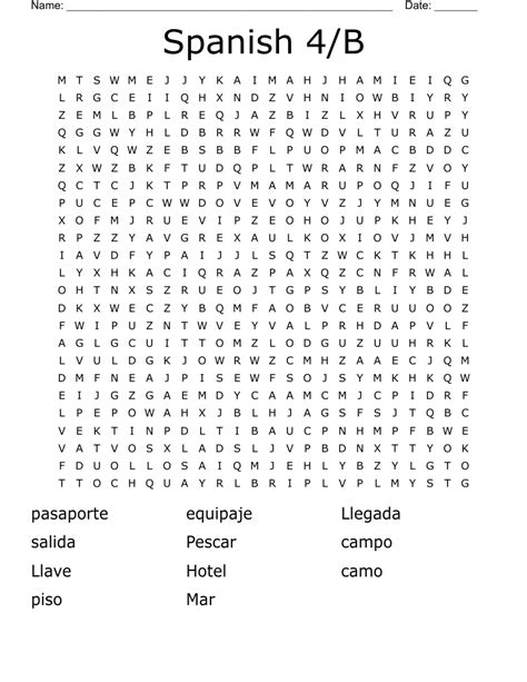 unscramble spanish words.